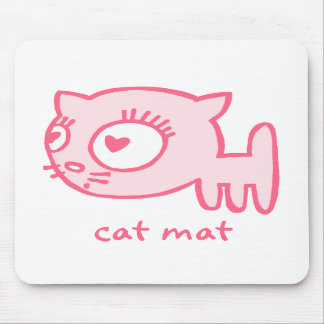 Katze-ein-Träger Katzenmatte Mousepad