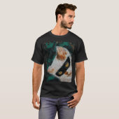 Katze Einbrecher T-Shirt (Vorne ganz)