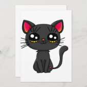 Katze Einladung (Vorne/Hinten)