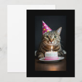 Katze Einladung (Vorne/Hinten)