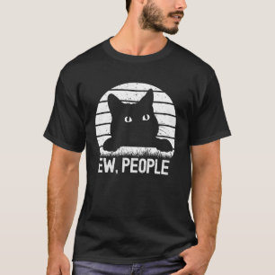 Katze Eklig Leute lieben Katzen im Vintage-Stil Ew T-Shirt