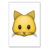 Katze - Emoji Tischnummer (Vorderseite)