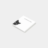 Katze erinnern sich an Post-It Klebezettel (angewinkelt)