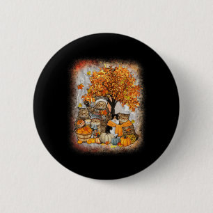Katze Erntedank Kürkin Herbstkatzenfieber Button