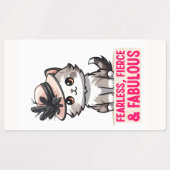 Katze Etiketten (Design 2)