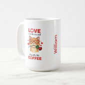 Katze Express Your Love Tasse (Vorderseite Links)