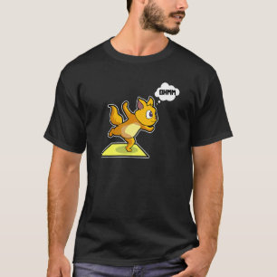 Katze Faultier Yoga-Posen Sportturnen Ohm Herzschl T-Shirt