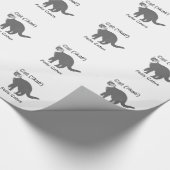 Katze Felis Catus Geschenkpapier (Ecke)
