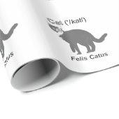 Katze Felis Catus Geschenkpapier (Rolleneckpunkt)