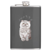 Katze Flachmann (Vorderseite)