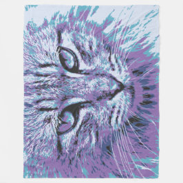 Katze Fleecedecke