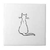 Katze Fliese (Vorderseite)