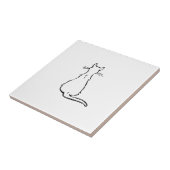Katze Fliese (Seite)