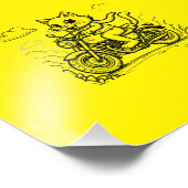 Katze Fotodruck (Ecke)