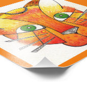 Katze Fotodruck (Ecke)