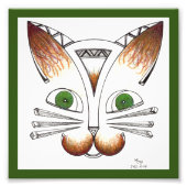 Katze Fotodruck (Vorne)