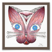 Katze Fotodruck (Vorne)