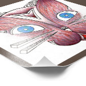 Katze Fotodruck (Ecke)