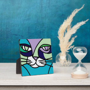 Katze Fotoplatte