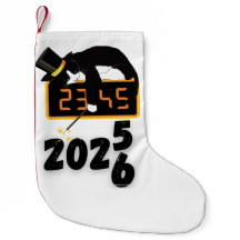 Katze frohes neues Jahr Socken