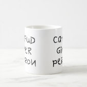Katze Fud Geber-Person Kaffeetasse (Mittel)