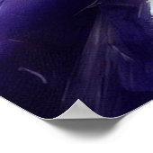 Katze Führen eines Rennwagens Poster (Ecke)