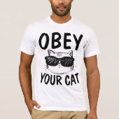 KATZE, Funny Cat T - Shirt (Vorderseite)