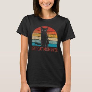 Katze für die Vintag beste Katzenjacke-Mama aller T-Shirt