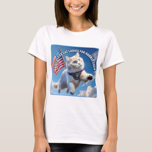 KATZE FÜR KAMALA T-Shirt (Vorderseite)