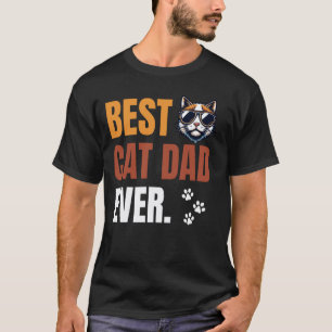Katze- für Männer Bester Katzenvater überhaupt Lus T-Shirt