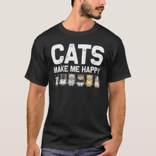 Katze für Männer Frauen Niedlich Katzen Haustiere T-Shirt
