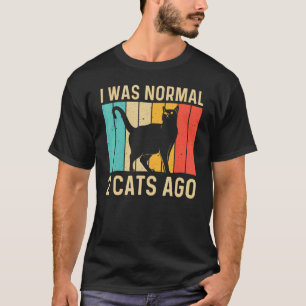 Katze für Männer Frauen schwarze Katze Person Katz T-Shirt