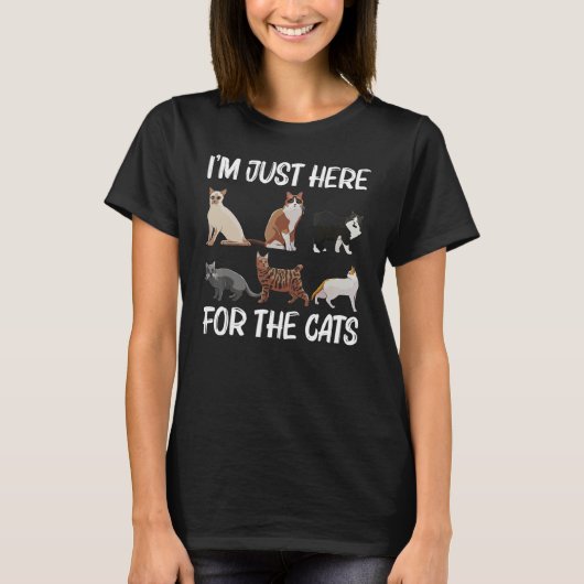 Katze für Männer Katze Katze Katze Katze Katze Kat T-Shirt (Vorderseite)