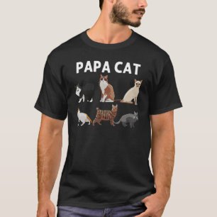 Katze für Männer Vater Katze Katze Katze Katze Kat T-Shirt
