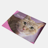 Katze Fußmatte (Schrägansicht)