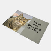 Katze Fußmatte (Schrägansicht)