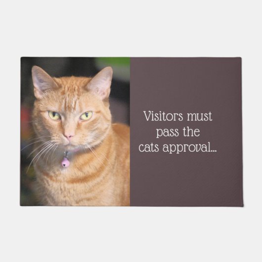 Katze Fußmatte (Vorderseite)