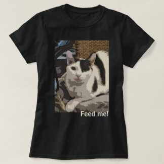 Katze "Füttre mir!" T-Shirt