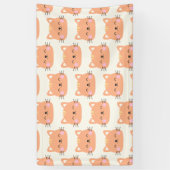 Katze Geburtstag Kinder Kunst Banner (Vertikal)