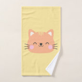 Katze Geburtstag Kinder Kunst Handtuch (Handtuch)