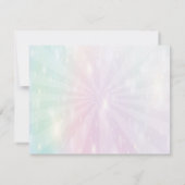 Katze Geburtstagsparty Einladungen (Rückseite)