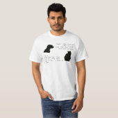 Katze gegen Hund T-Shirt (Vorne ganz)