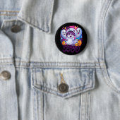 Katze Geist Boo Button (Beispiel)