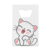 Katze Geldbeutel Flaschenöffner (Vorderseite)