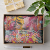 Katze Gemischte Gemischte Papier Collage Tissue-Pa (Geschenk)