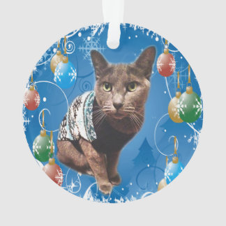Katze genannte Verzierung Shadow Christmas Ornament