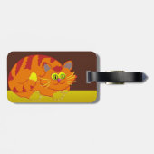 Katze Gepäckanhänger (Rückseite horizontal)