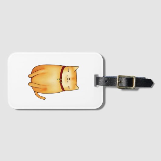 Katze Gepäckanhänger (Vorderseite (Horizontal))