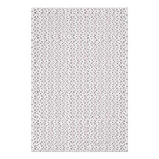 Katze Geschenk | Süße Katzenmuster Nahtloser Hinte Poster
