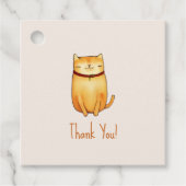 Katze Geschenkanhänger (Vorderseite)